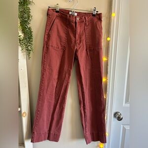 Nine West Red/Burgundy Jeans size 8